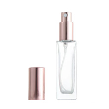 Empty Sqaure 5Ml 10Ml 15Ml 30Ml Travel Refill Glass Cosmetic Perfume Mist Pump Spray Bottle Packaging